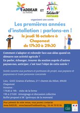 Les premières années d’installation : parlons-en !