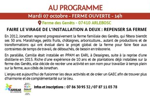 Ferme Ouverte - Faire le virage de l'installation à deux : repenser sa ferme