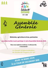 Assemblée Générale de Solidarité Paysans Ain-Rhône