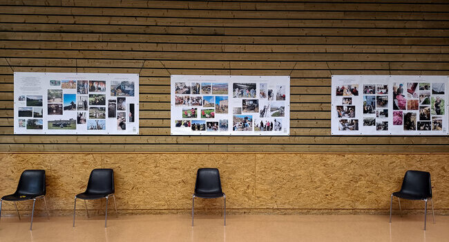 expo photo sur mur