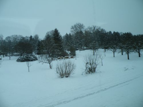 Le paysage Allemand et son manteau blanc Le paysage Allemand et son manteau blanc