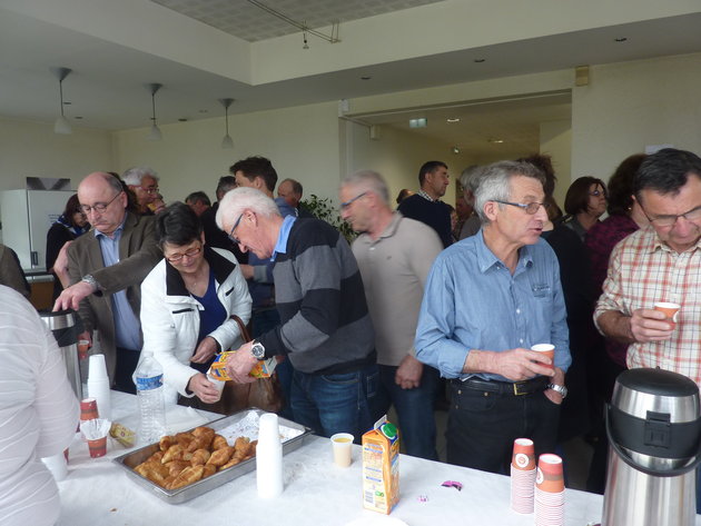 Les participants ont pu échanger autour d'un café Les participants ont pu échanger autour d'un café
