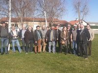 Photo de groupe lors de l'Assemblée Générale dans le Puy-de-Dôme, 2020