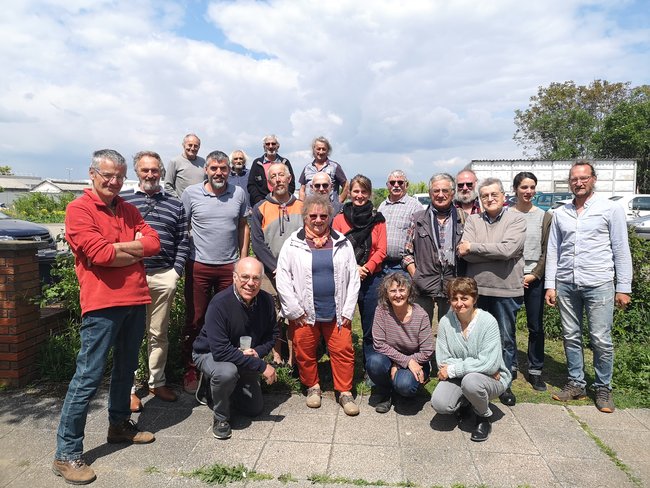 Une partie de l'équipe bénévole et salariée, à l'Assemblée Générale de Solidarité Paysans En Auvergne Une partie de l'équipe bénévole et salariée, à l'Assemblée Générale de Solidarité Paysans En Auvergne
